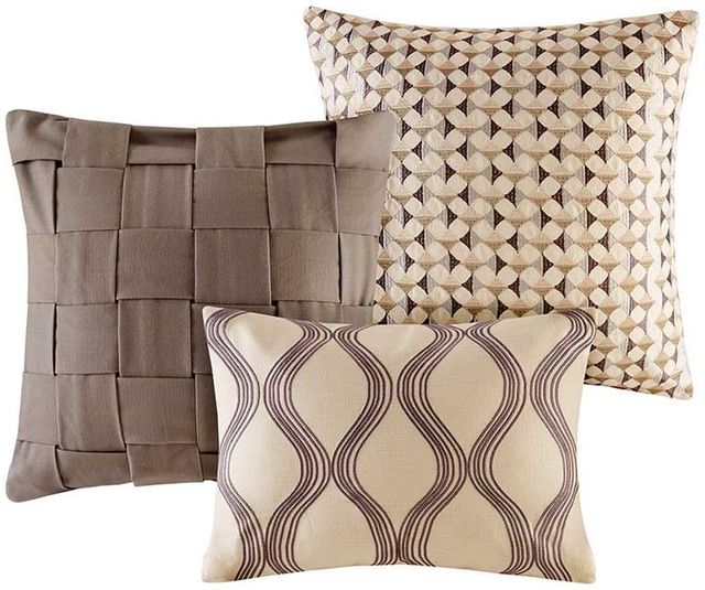 Olliix by Madison Park Signature Grey King Shades of Grey Comforter Set-2