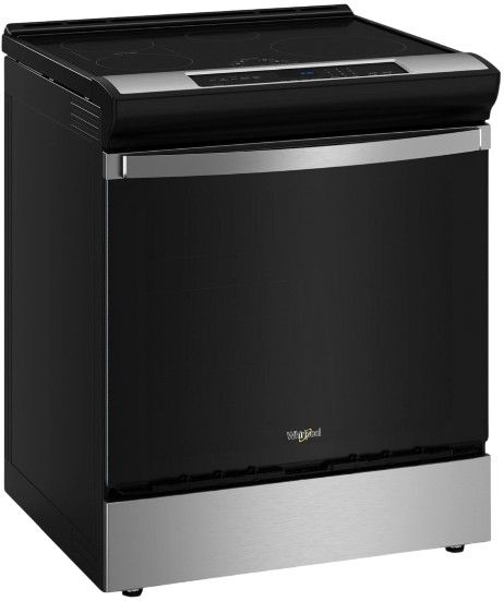 Whirlpool® 30" Fingerprint Resistant Stainless Steel Slide In induction Range-2