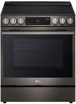 LG 30" Black Stainless Steel Slide In Electric Range