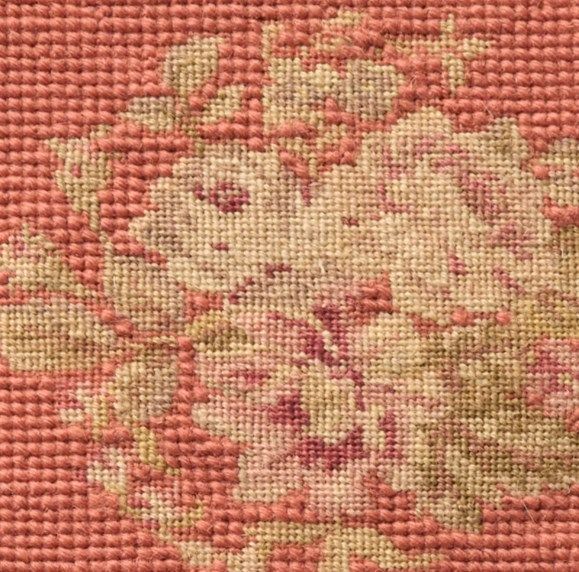 Nourison Home™ Mina Victory Vintage Pillow Coral 18"x18" Throw Pillow-2