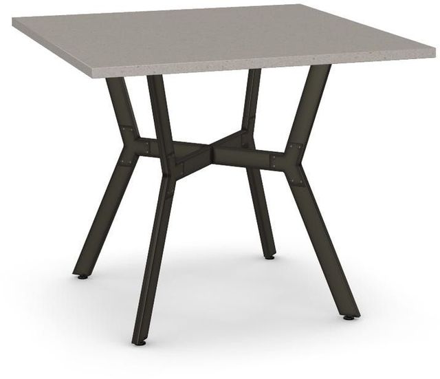 Amisco Customizable Norcross 30" Thermo Fused Laminate Square Table-0