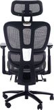 Primo™ International Sealy® Huxley Black Mesh Swivel Office Chair with Adjustable Headrest and Arms-3