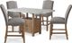 Signature Design by Ashley® Aleeda 5-Piece Brown Counter Height Dining Table Set-0