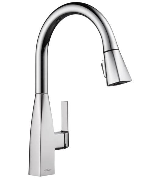 Peerless Xander® Chrome 15" Single Handle Pull-Down Kitchen Faucet-0