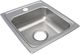 Elkay Lustertone® Classic Lustrous Satin 15" x 17-1/2" x 5-1/2" 1-Hole Single Bowl Drop-In ADA Sink-0