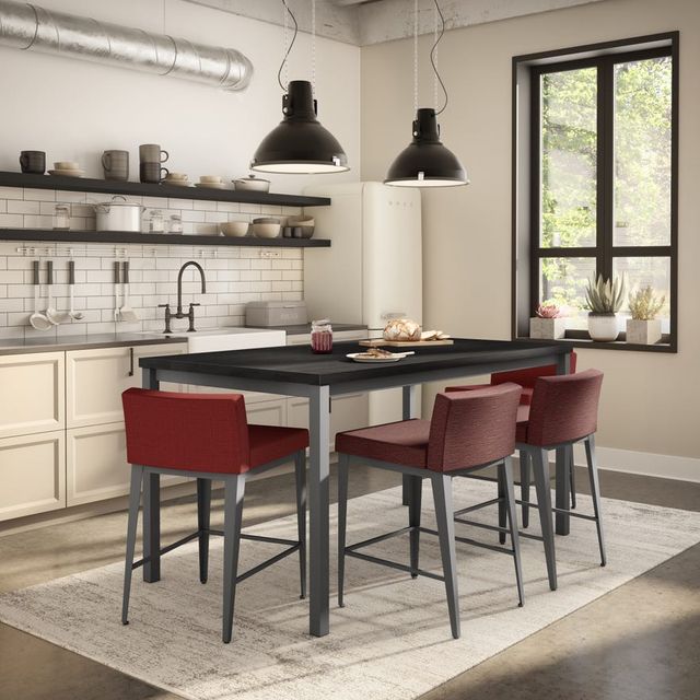 Amisco Customizable Bennington Thermo Fused Laminate Counter Height Table-3