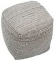 Dovetail Furniture Lesbos Natural Pouf Ottoman-1