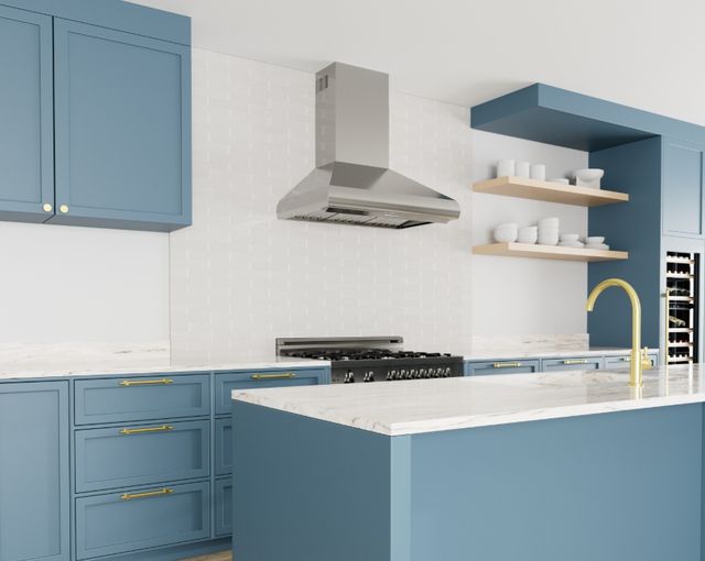 XO Fabriano 48" Stainless Steel Wall Mounted Range Hood-3