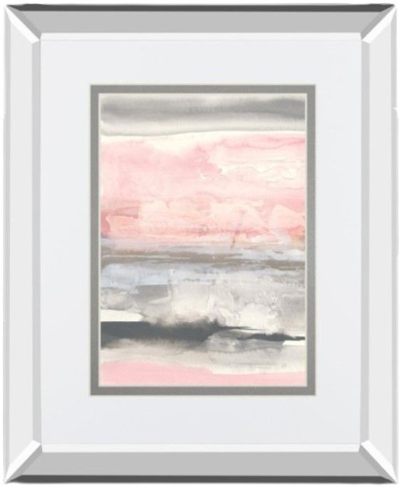 Classy Living Chris Paschke Charcoal and Blush II 34" Wall Art-0