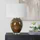 Uttermost® Rye Glazed Brown Table Lamp-1