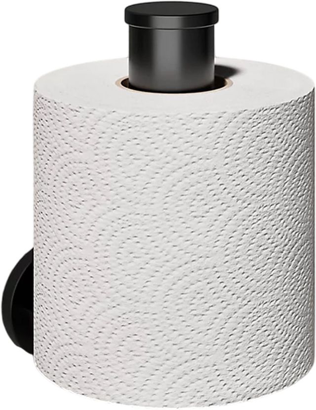 KOHLER® Avid® Matte Black Vertical Toilet Paper Holder-1