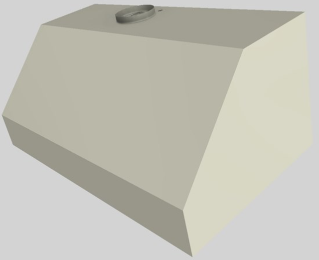 Vent-A-Hood® 42" Biscuit Wall Mounted Range Hood-3