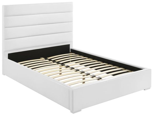Coaster® Felicity White Full Upholstered Platform Bed -1