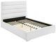 Coaster® Felicity White Full Upholstered Platform Bed -1