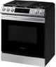 Samsung 30" Fingerprint Resistant Stainless Steel Front Control Slide-In Gas Range-1