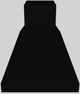 Vent-A-Hood® 60" Black Euro-Style Island Range Hood-4