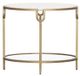 Fairfield® East Camden White Lamp Table with Antique Brass Base-1