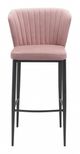 Zuo® Tolivere Pink Bar Chair-1