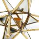 A & B Home Gold Star Candle Holder-2
