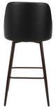 Zuo® Modern Keppel Black/Bronze Swivel Barstool-3