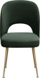 TOV Furniture Swell Forest Green Velvet Chair-1