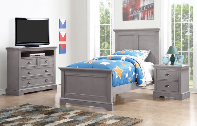 Winners Only® Tamarack Grey Youth Twin Panel Footboard-1