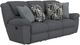 Catnapper® Trifecta Blue Mountain/Smoke Manual Reclining Sofa with Drop Down Table-0