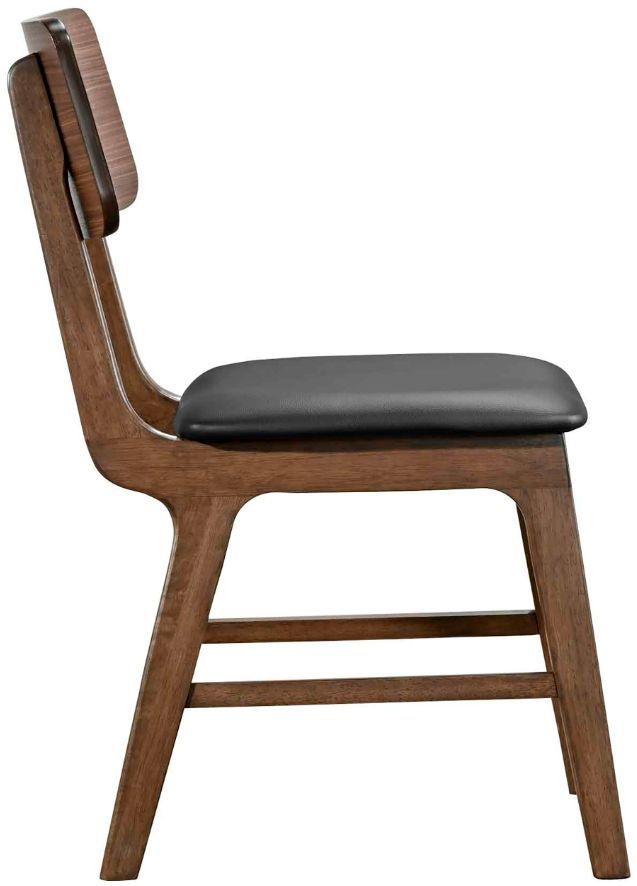 New Classic® Home Furnishings Thea Black/Walnut Side Chair-3