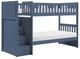 Homelegance® Nora Blue Twin/Twin Step Bunk Bed-0