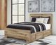 Signature Design by Ashley® Hyanna Tan Brown Queen Storage Panel Bed-4
