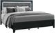 Global Furniture USA Reid 4-Piece Black Full Panel Bedroom Set-1