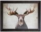 Stylecraft Moose Beige/Black Wall Art-0