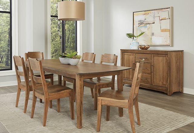 LM Co Home By Vaughan-Bassett Crafted Cherry by Ben & Erin Napier Medium Cherry Ladderback Side Chair-1