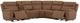Flexsteel® Sawyer Harvest Leather Power Reclining Sectional with Power Headrests and Lumbar with Custom Layout Options-3