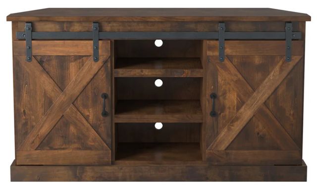 Legends Home Farmhouse Aged Whiskey 56" Corner TV Console-3