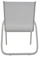 Telescope Casual Gardenella Abalone/Warm Gray Aluminum/Fabric Outdoor Sling Stacking Arm Chair-3