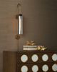 Currey & Company Severn Antique Brass/Smoke Wall Sconce-4
