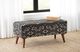 Coaster® Cababi Black/White Upholstered Storage Bench-5
