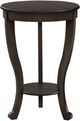 Monarch Specialties Inc. Walnut Veneer Round Side Table-0