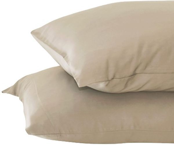 Cariloha Resort 2-Piece Bamboo Viscose Stone Standard Pillow Case Set-0