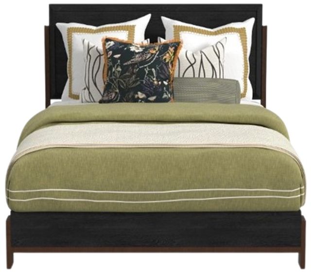 Flexsteel® Waterfall Deep Ebony Queen Panel Bed-1