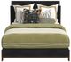 Flexsteel® Waterfall Deep Ebony Queen Panel Bed-1