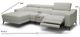 VIG Furniture Modrest Rampart White Left Arm Facing Sectional Sofa with Recliner-2