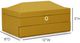 TOV Furniture Knox Mustard Yellow Jewelry Box-2