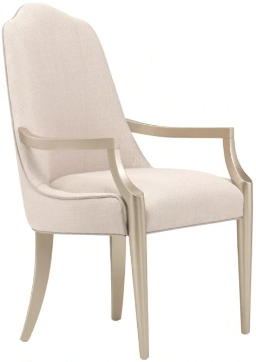 Michael Amini® Malibu Crest Chardonnay/Pearl Arm Chair-0