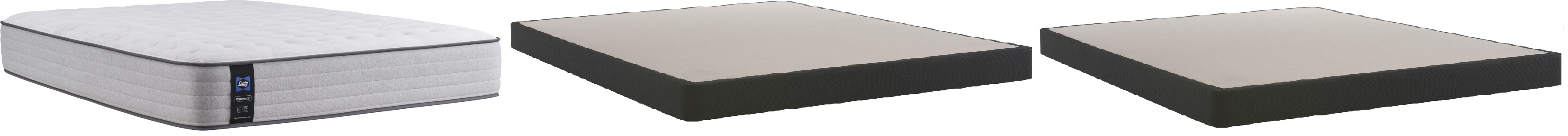 Sealy® Posturepedic® Spring Garner II Innerspring Medium Tight Top California King Mattress and Foundation Set