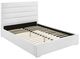 Coaster® Felicity White Eastern King Upholstered Platform Bed -1