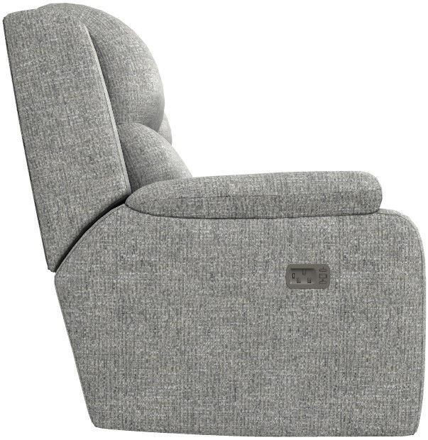 La-Z-Boy® Dorian Steel Power Reclining Loveseat with Console and Headrest-2