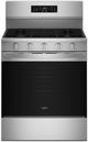 Whirlpool® 30" FingerPrint Resistant Stainless Steel Freestanding Gas Range with Air Cooking Technology-0
