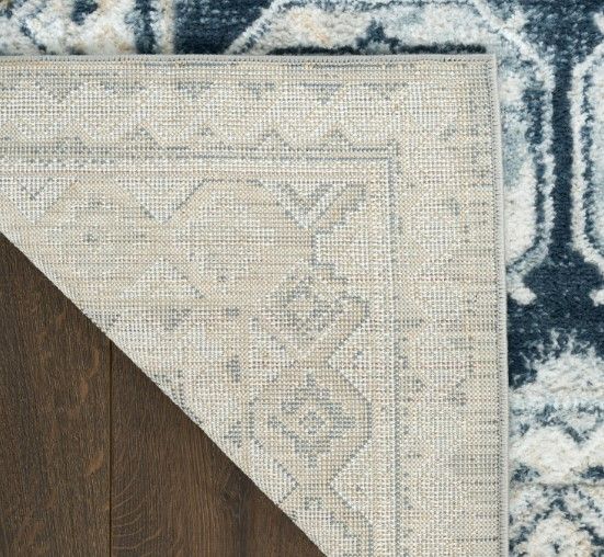 Nourison Home™ Dekor Gray/Navy Indoor 5'x7' Area Rug-4
